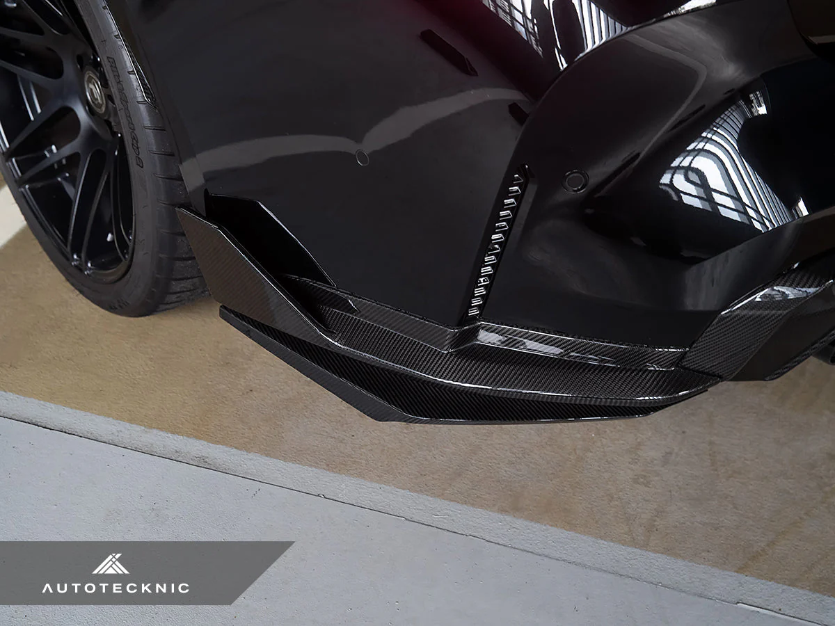 AutoTecknic Dry Carbon Rear Splitter Winglet Set - G80/ G81 M3 | G82/ G83 M4 - Image 8