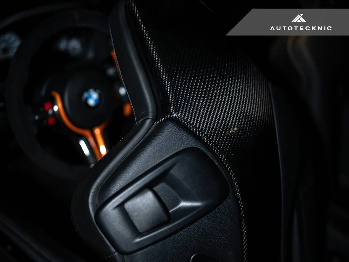 AutoTecknic Dry Carbon Seat Back Cover - F87 M2 Competition | F80 M3 | F82 M4 - Image 2