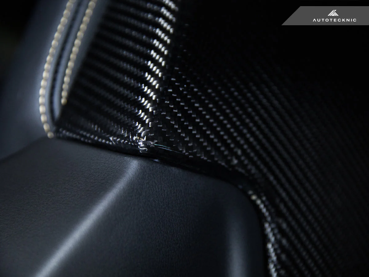 AutoTecknic Dry Carbon Seat Back Cover Set - F91/ F92/ F93 M8 - Image 4