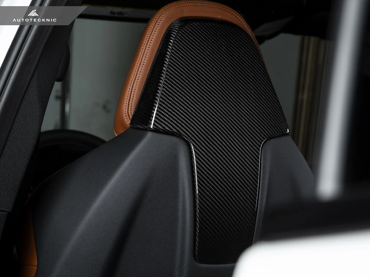 AutoTecknic Dry Carbon Seat Back Cover Set - F97 X3M | F98 X4M - Image 9