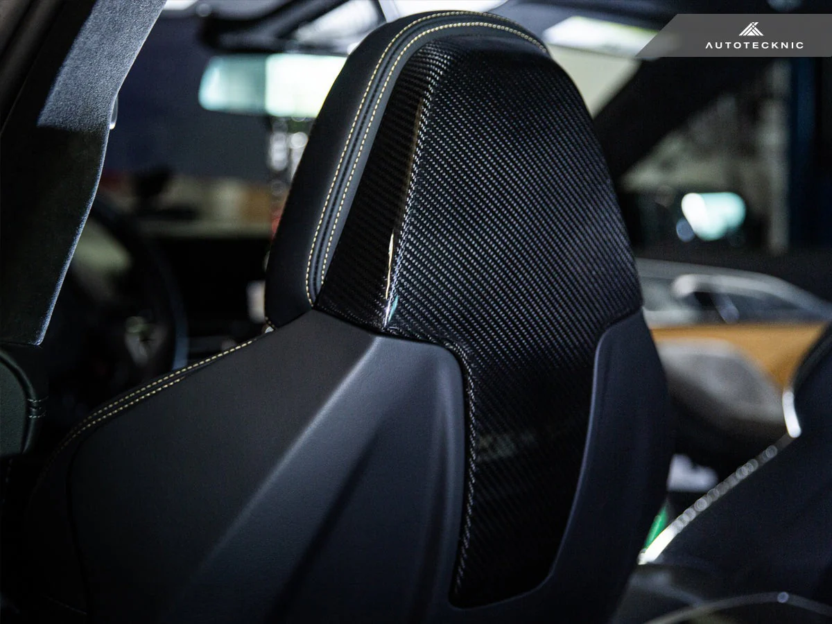 AutoTecknic Dry Carbon Seat Back Cover Set - G01 X3 M40I | G02 X4 M40I - Image 7
