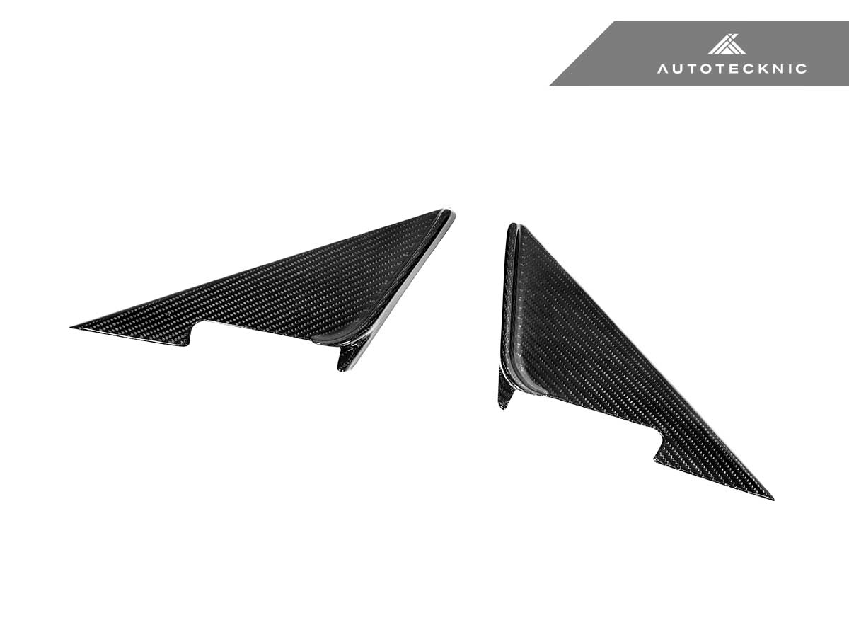 AutoTecknic Dry Carbon Side Mirror Wind Deflector Set - G87 M2 - Image 10