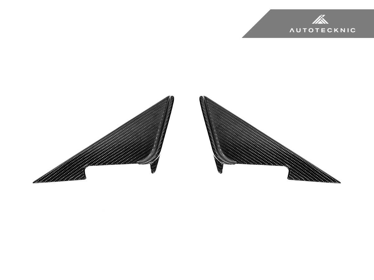 AutoTecknic Dry Carbon Side Mirror Wind Deflector Set - G87 M2 - Image 8