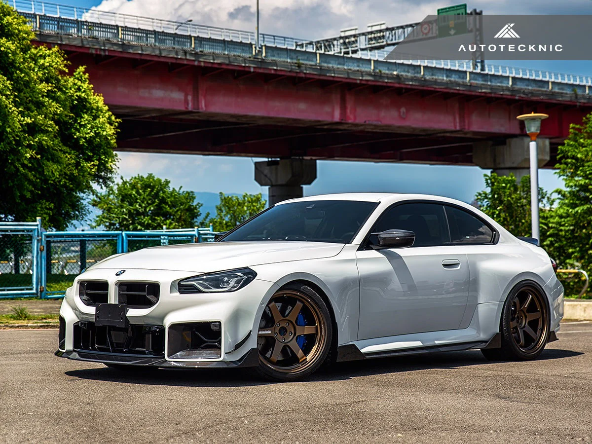 AutoTecknic Dry Carbon Side Skirt Extension Set - G87 M2 - Image 10