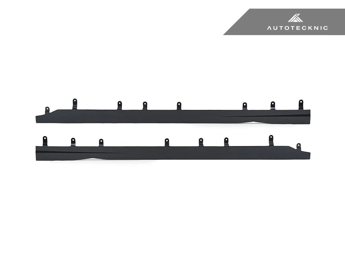 AutoTecknic Dry Carbon Side Skirt Extension Set - G87 M2 - Image 13