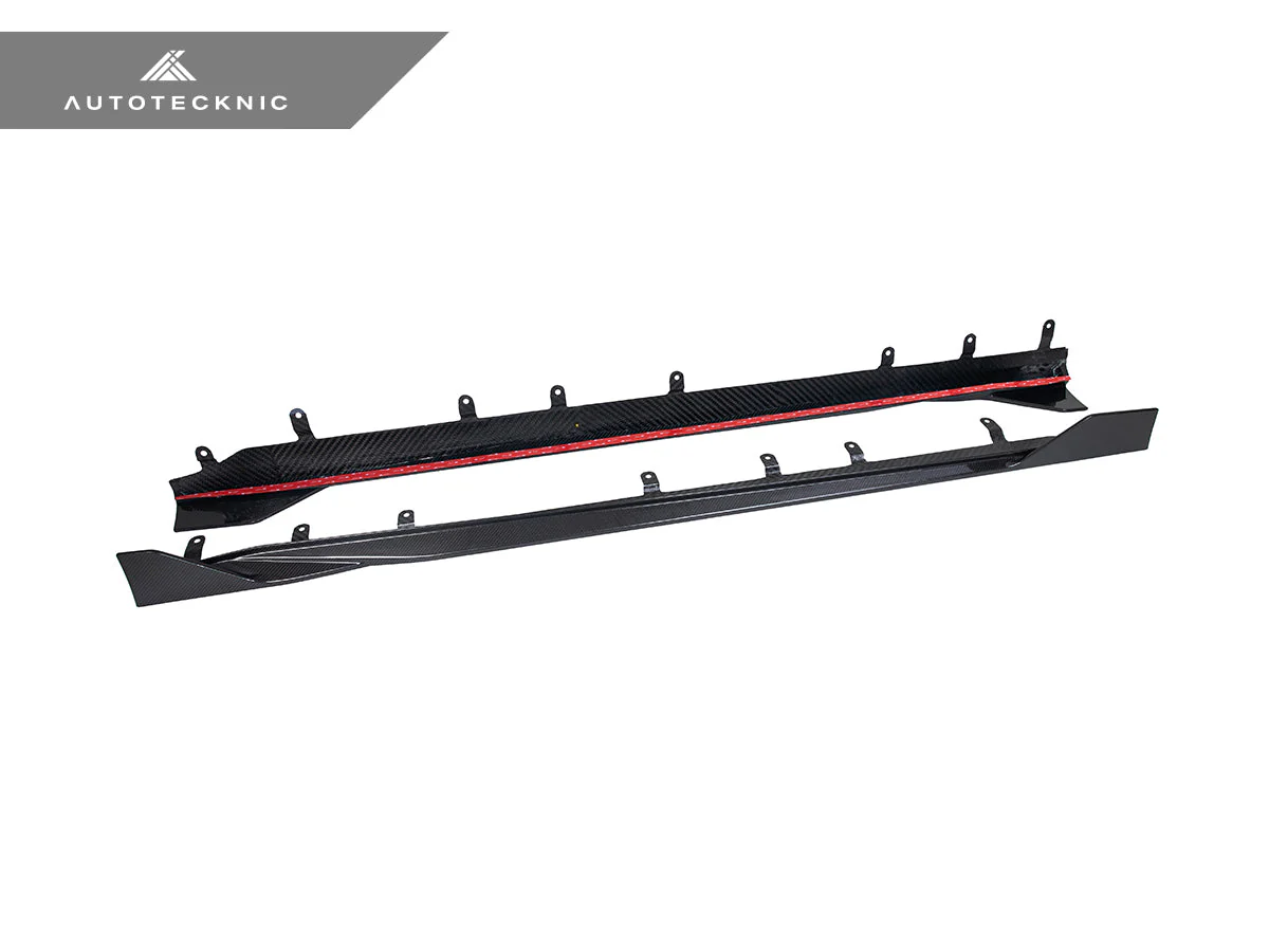 AutoTecknic Dry Carbon Side Skirt Extension Set - G87 M2 - Image 15