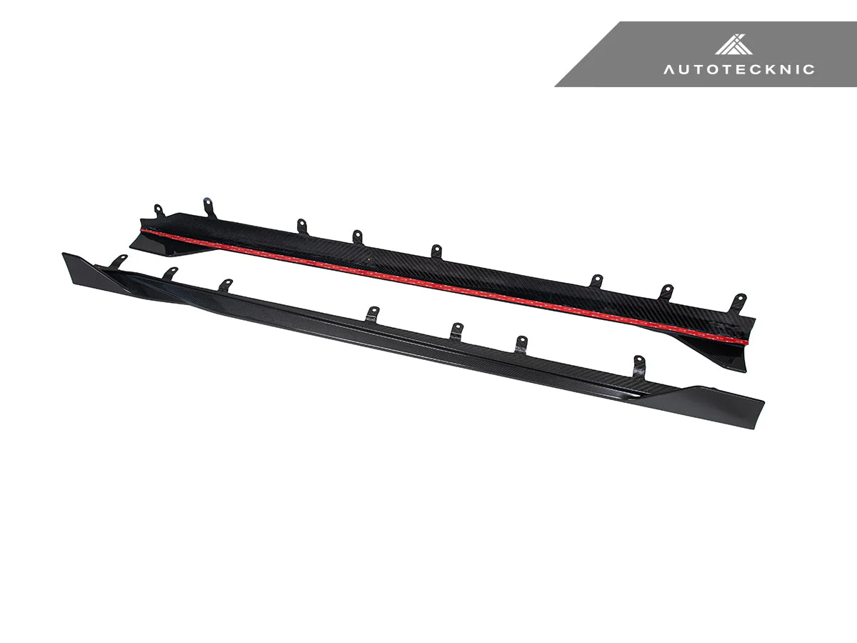 AutoTecknic Dry Carbon Side Skirt Extension Set - G87 M2 - Image 16
