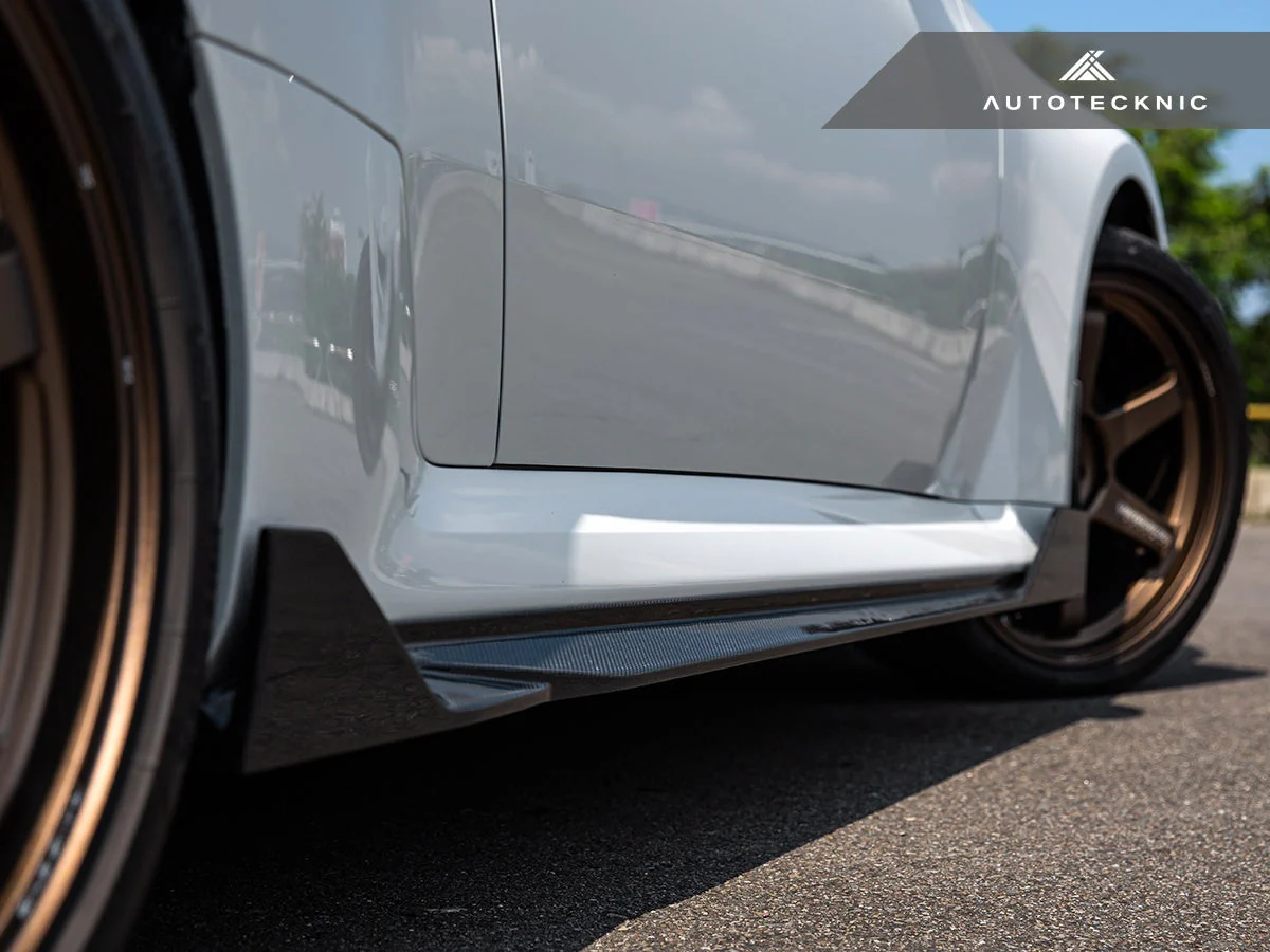 AutoTecknic Dry Carbon Side Skirt Extension Set - G87 M2 - Image 2
