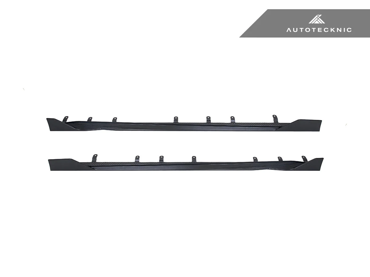 AutoTecknic Dry Carbon Side Skirt Extension Set - G87 M2 - Image 6