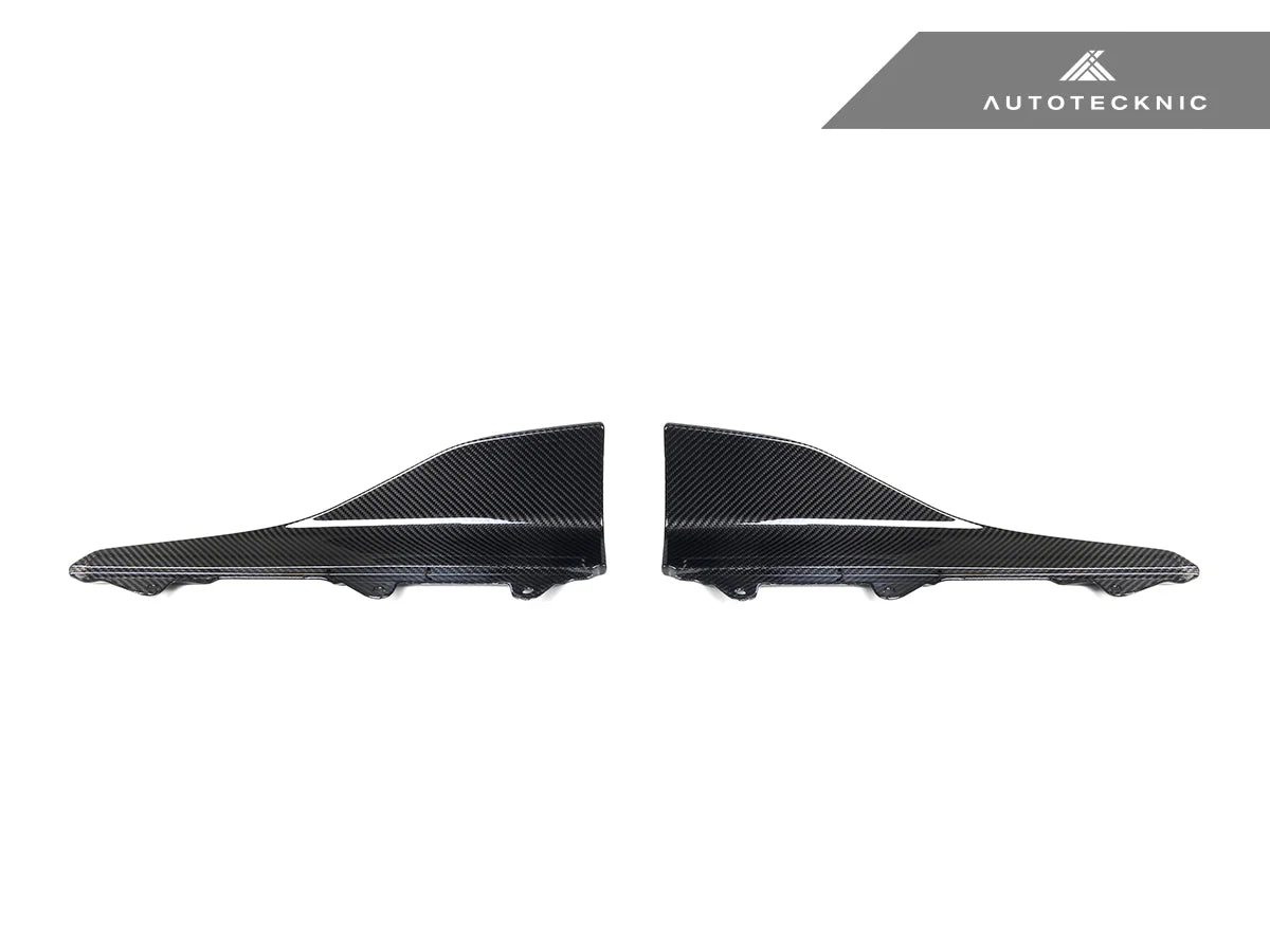 AutoTecknic Dry Carbon Side Skirt Winglet Set - F87 M2 - Image 6