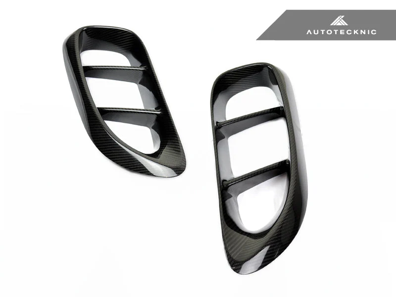AutoTecknic Dry Carbon Side Vent Covers - Porsche 718 Cayman | Boxster - Image 2