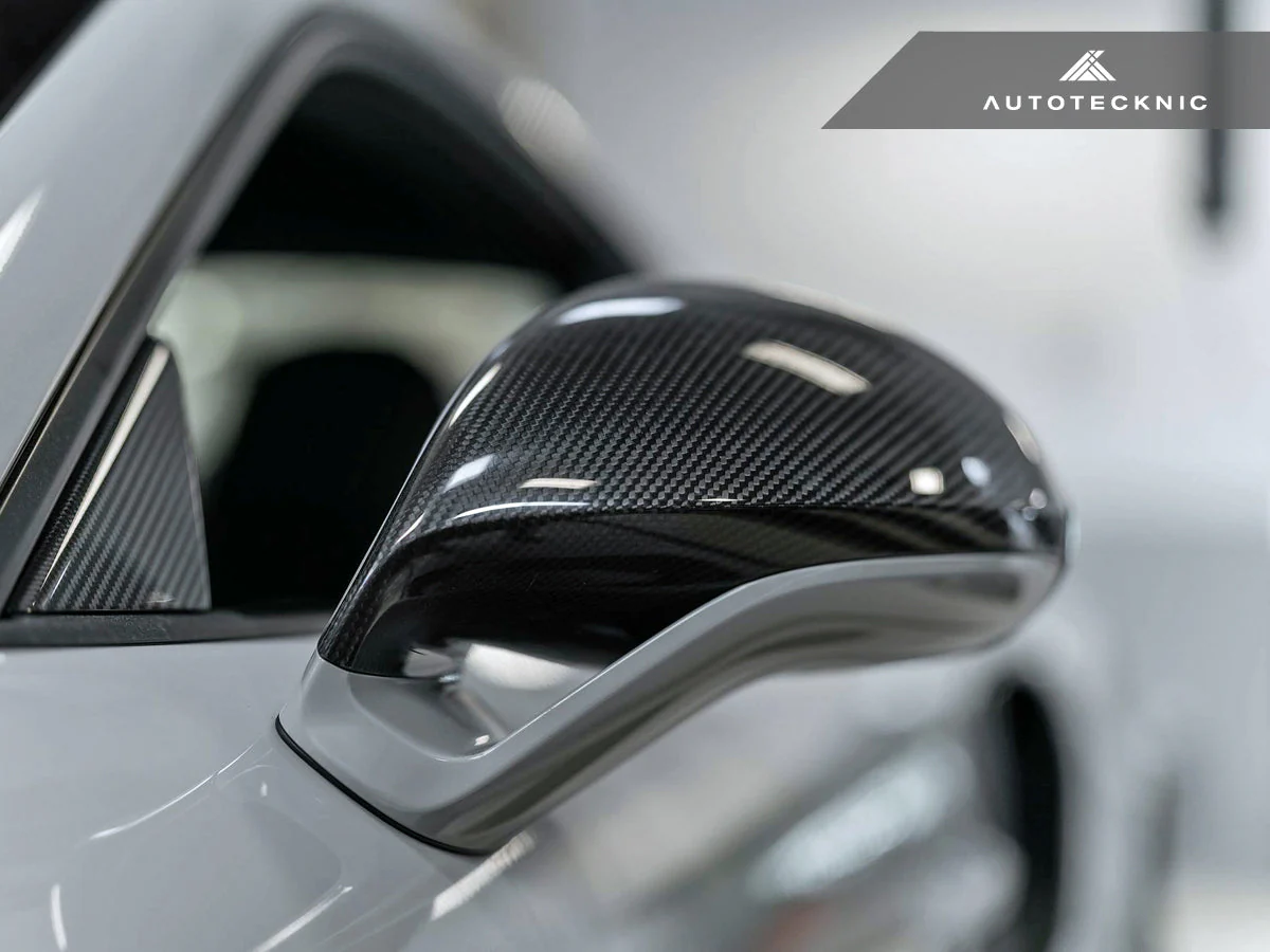 AutoTecknic Dry Carbon Sport Design Mirror Covers - Porsche 991 Turbo | GT3 | GT4 - Image 2