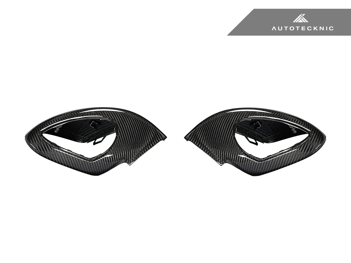 AutoTecknic Dry Carbon Sport Design Mirror Covers - Porsche 991 Turbo | GT3 | GT4 - Image 3