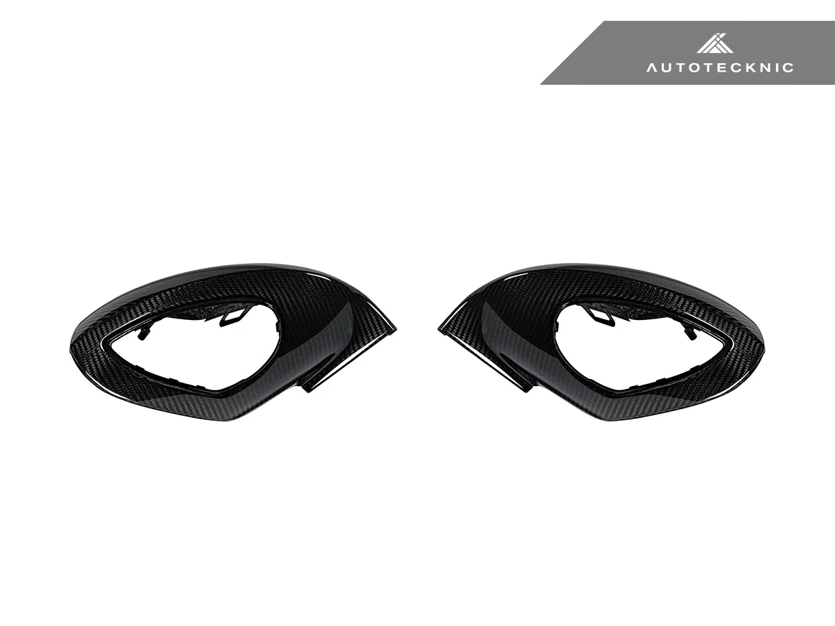 AutoTecknic Dry Carbon Sport Design Mirror Covers - Porsche 991 Turbo | GT3 | GT4 - Image 5