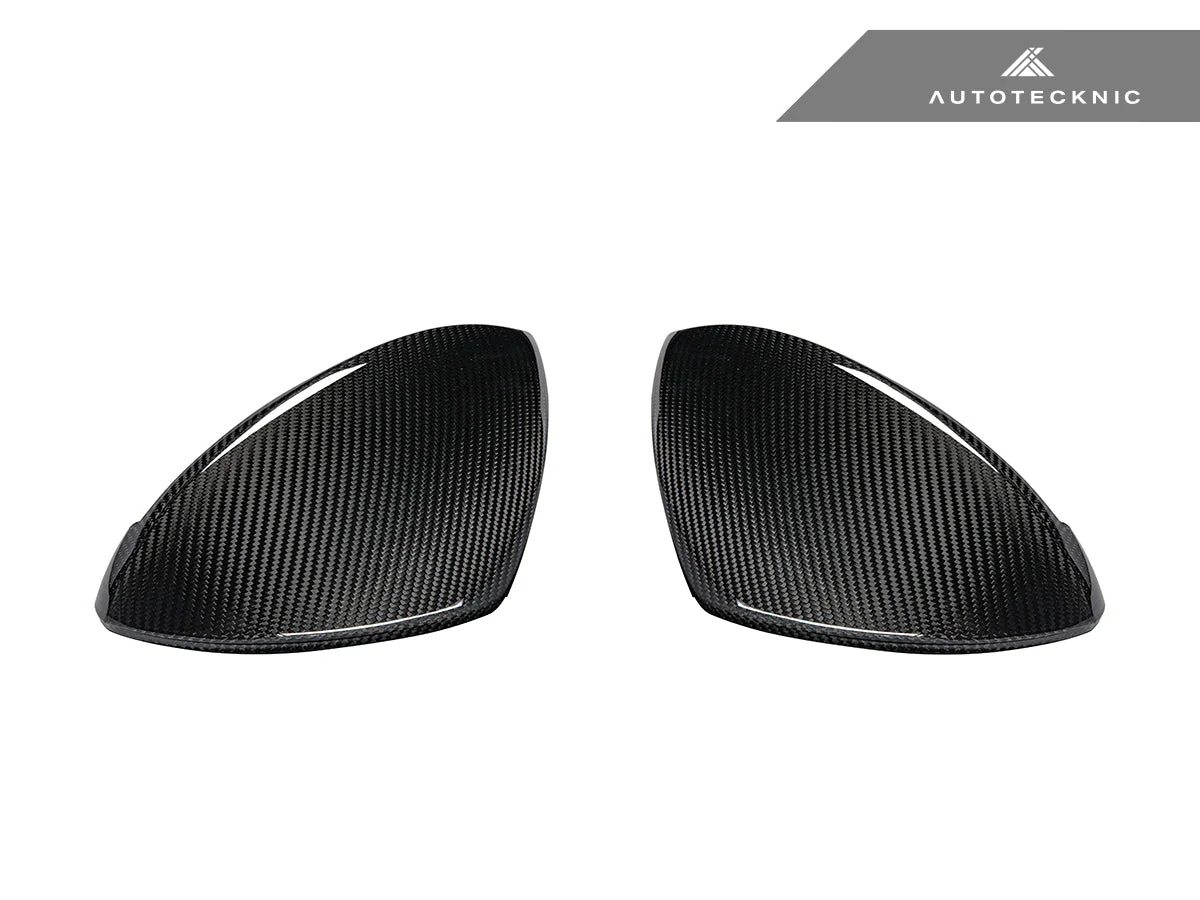 AutoTecknic Dry Carbon Sport Design Mirror Covers - Porsche 991 Turbo | GT3 | GT4 - Image 6