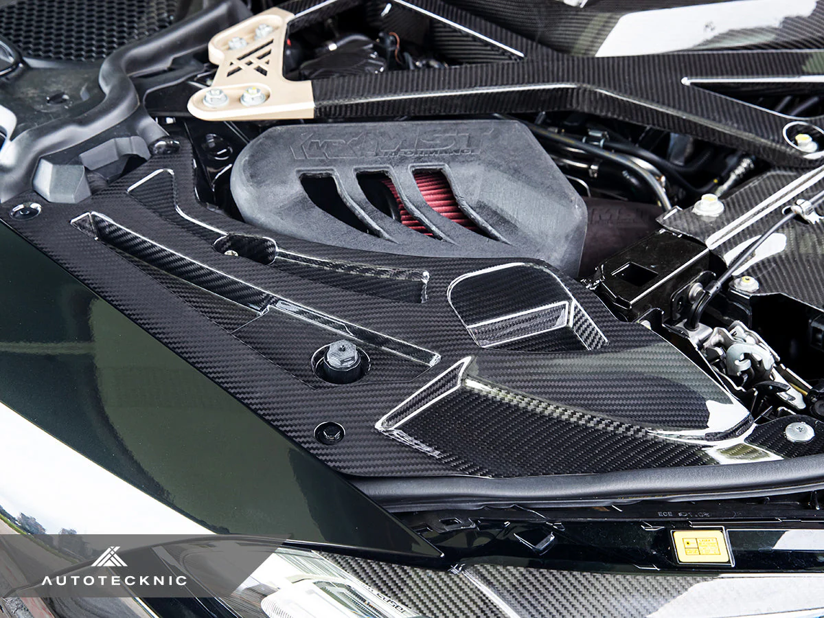 AutoTecknic Dry Carbon V2 Engine Bay Trim Set - G80 M3 | G82/ G83 M4 - Image 10