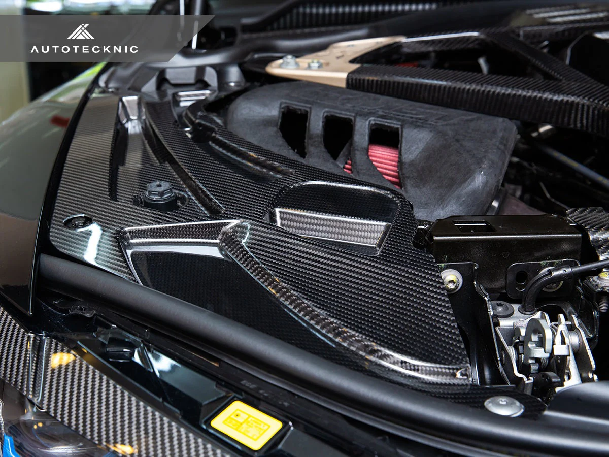 AutoTecknic Dry Carbon V2 Engine Bay Trim Set - G80 M3 | G82/ G83 M4 - Image 2