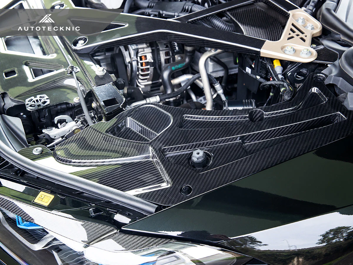 AutoTecknic Dry Carbon V2 Engine Bay Trim Set - G80 M3 | G82/ G83 M4 - Image 8