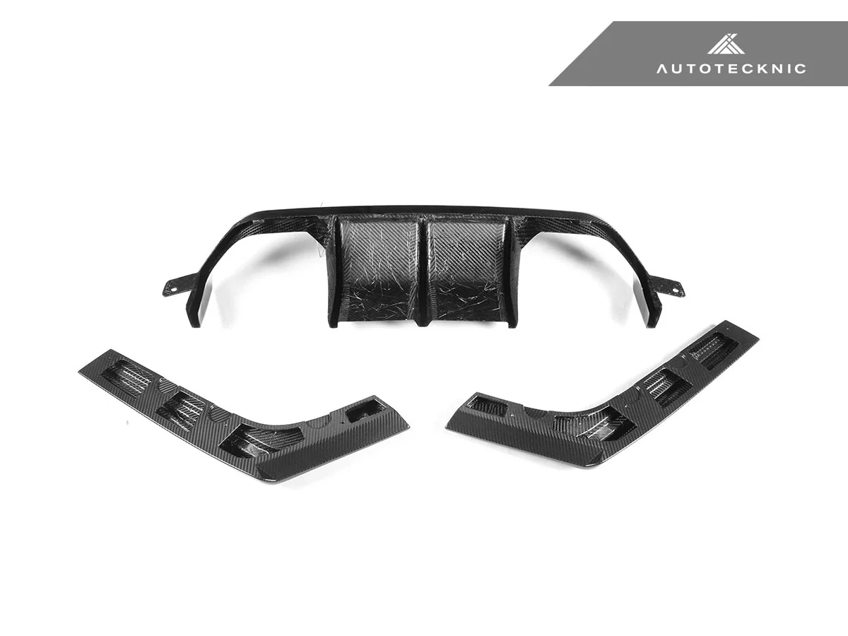 AutoTecknic Dry Carbon Versus Rear Diffuser Set - F80 M3 | F82/ F83 M4 - Image 9
