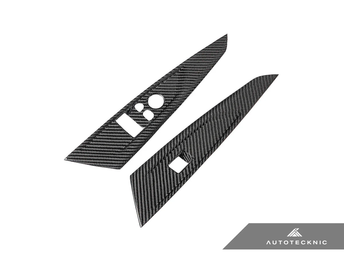 AutoTecknic Dry Carbon Window Switch Panel Trim Set - G22 4-Series - Image 5