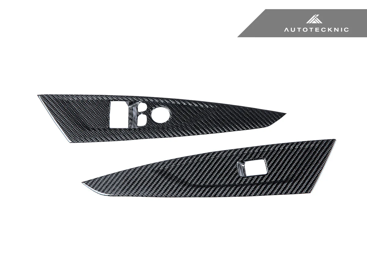AutoTecknic Dry Carbon Window Switch Panel Trim Set - G82 M4 - Image 3