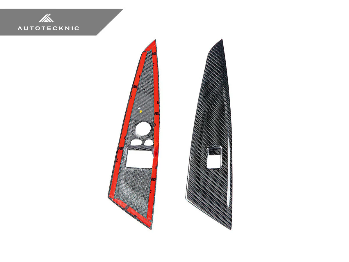 AutoTecknic Dry Carbon Window Switch Panel Trim Set - G82 M4 - Image 6