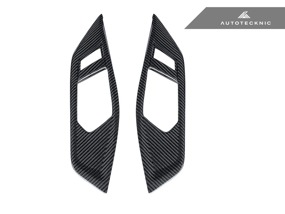 AutoTecknic Dry Carbon Window Switch Panel Trim Set - G82 M4 - Image 7