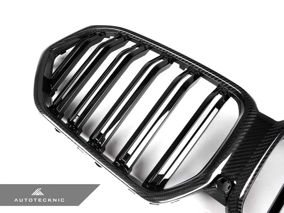 AutoTecknic Dual-Slat Carbon Fiber Front Grille - G06 X6 LCI - Image 6