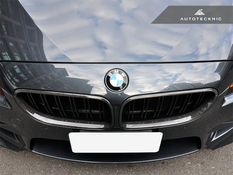 AutoTecknic Dual-Slats Carbon Fiber Front Grille Set - F06 Gran Coupe / F12 Coupe / F13 Cabrio | 6 Series & M6 - Image 4