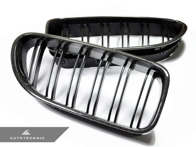 AutoTecknic Dual-Slats Carbon Fiber Front Grille Set - F06 Gran Coupe / F12 Coupe / F13 Cabrio | 6 Series & M6 - Image 5