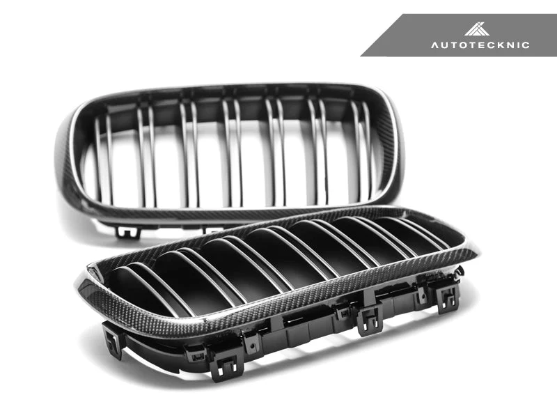 AutoTecknic Dual-Slats Carbon Fiber Front Grille Set - F15 X5 | F85 X5M & F16 X6 | F86 X6M - Image 3