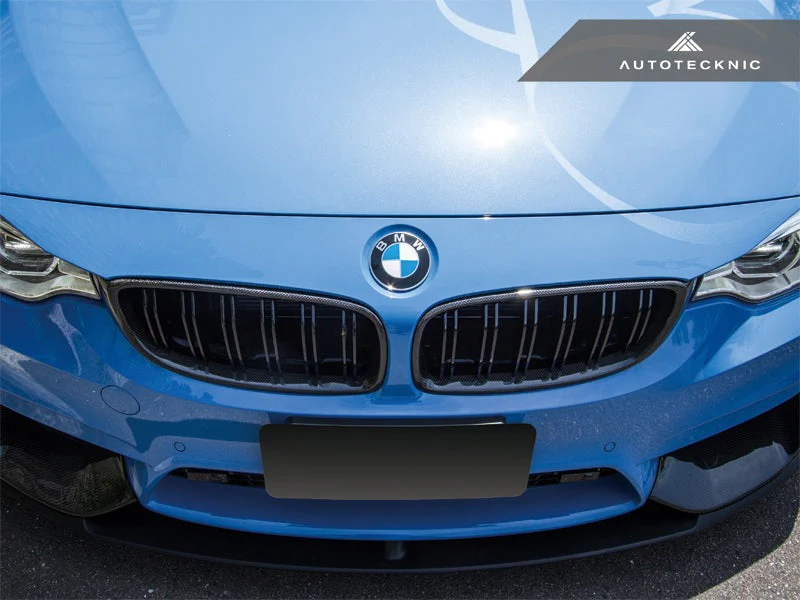 AutoTecknic Dual-Slats Carbon Fiber Front Grille Set - F32/ F36 4-Series | F80 M3 | F82 M4 - Image 3