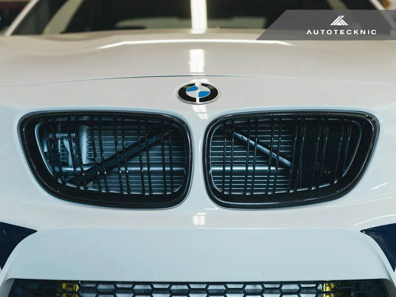 AutoTecknic Dual-Slats Carbon Fiber Front Grille Set - F87 M2 | F22 2-Series - Image 2