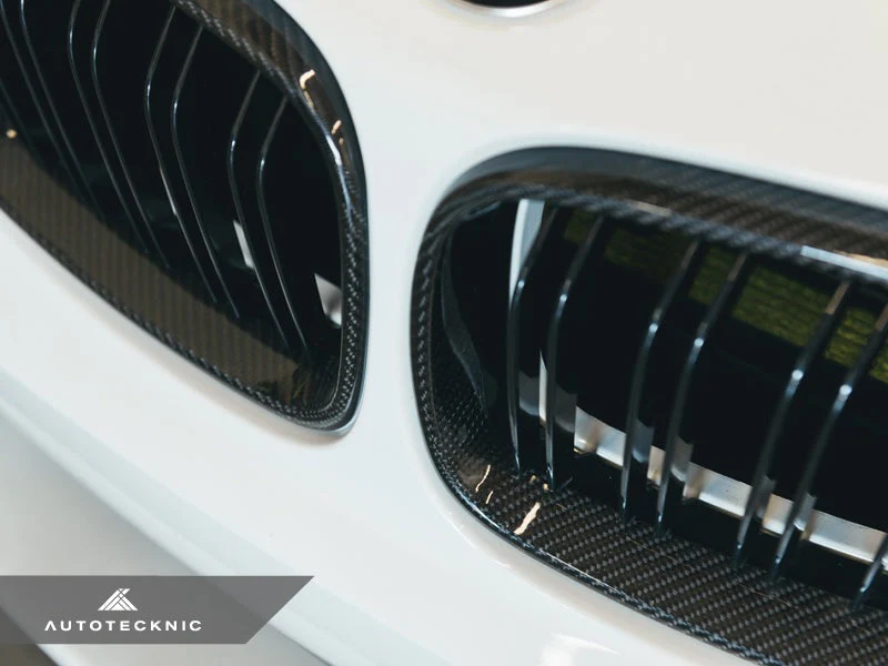 AutoTecknic Dual-Slats Carbon Fiber Front Grille Set - F87 M2 | F22 2-Series - Image 4