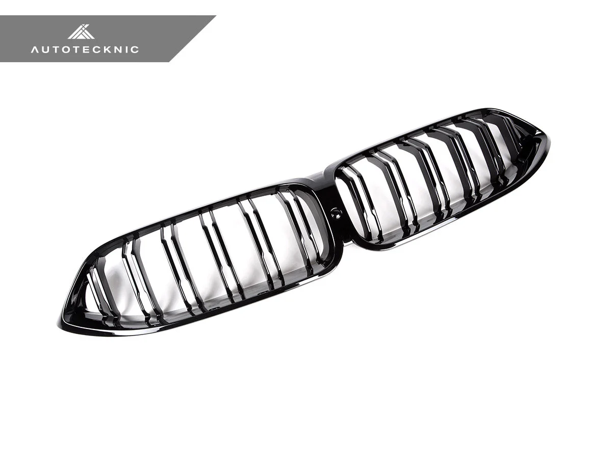 AutoTecknic Dual-Slats Gloss Black Front Grille - G14/ G15/ G16 8-Series - Image 4