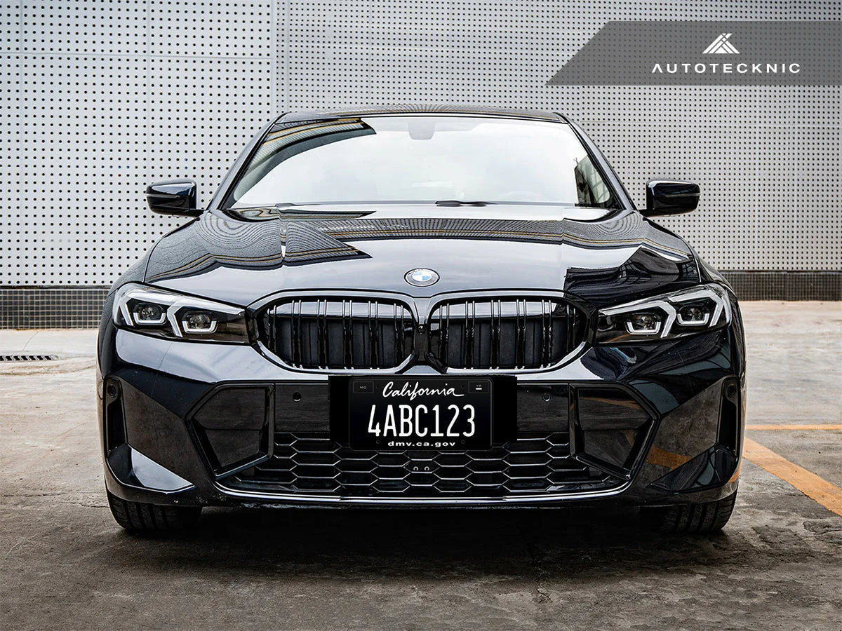 AutoTecknic Dual-Slats Gloss Black Front Grille - G20 3-Series LCI - Image 4