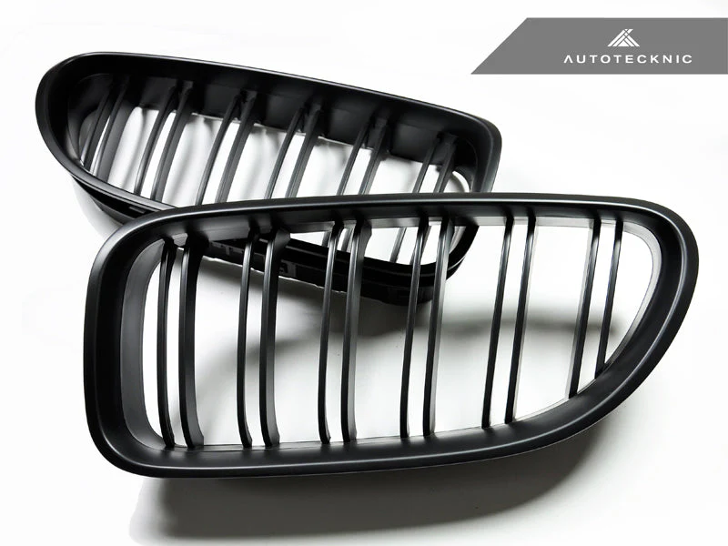 AutoTecknic Dual-Slats Stealth Black Front Grille Set - F06 Gran Coupe/ F12 Coupe/ F13 Cabrio | 6 Series & M6 - Image 2