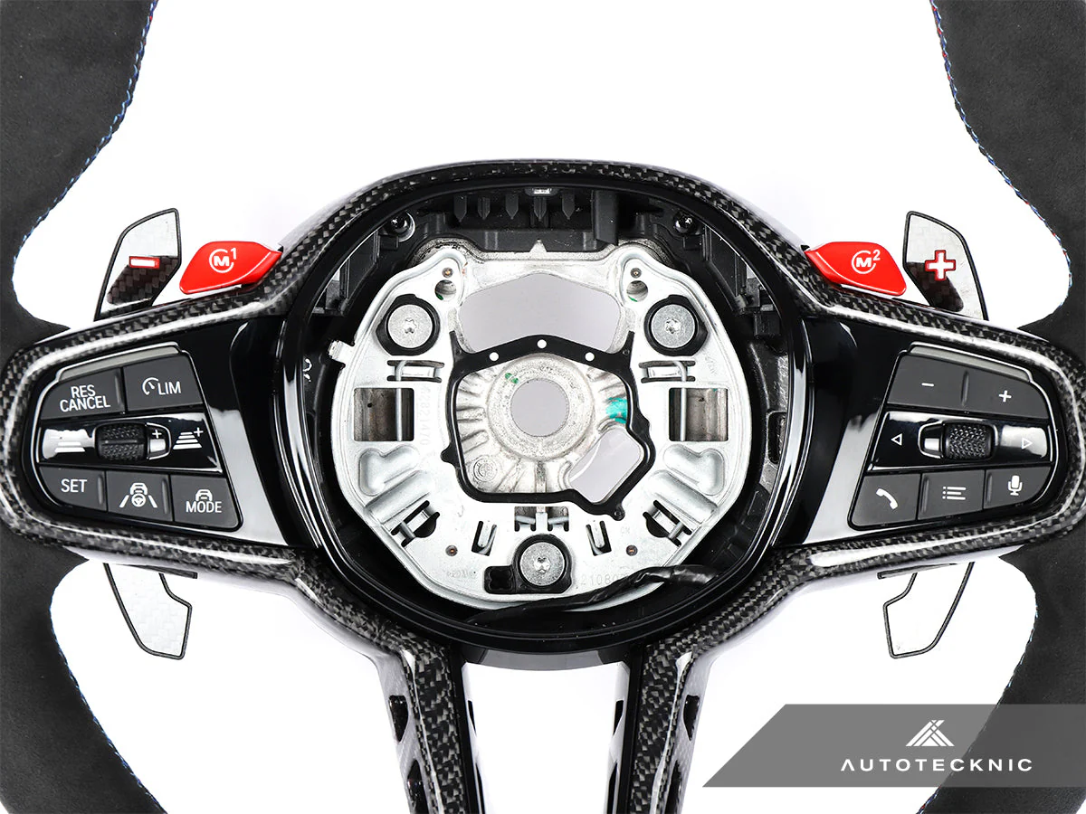 AutoTecknic G8X LCI Alcantara Steering Wheel - G8X M2/ M3/ M4 - Image 10