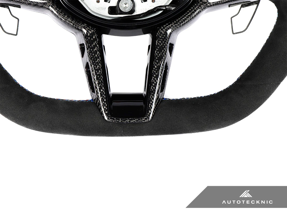 AutoTecknic G8X LCI Alcantara Steering Wheel - G8X M2/ M3/ M4 - Image 4