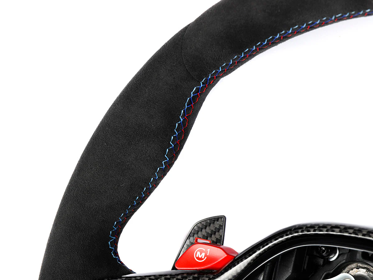 AutoTecknic G8X LCI Alcantara Steering Wheel - G8X M2/ M3/ M4 - Image 6