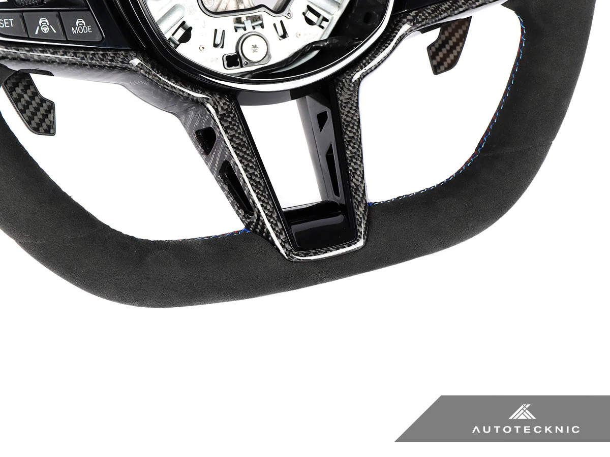 AutoTecknic G8X LCI Alcantara Steering Wheel - G8X M2/ M3/ M4 - Image 8