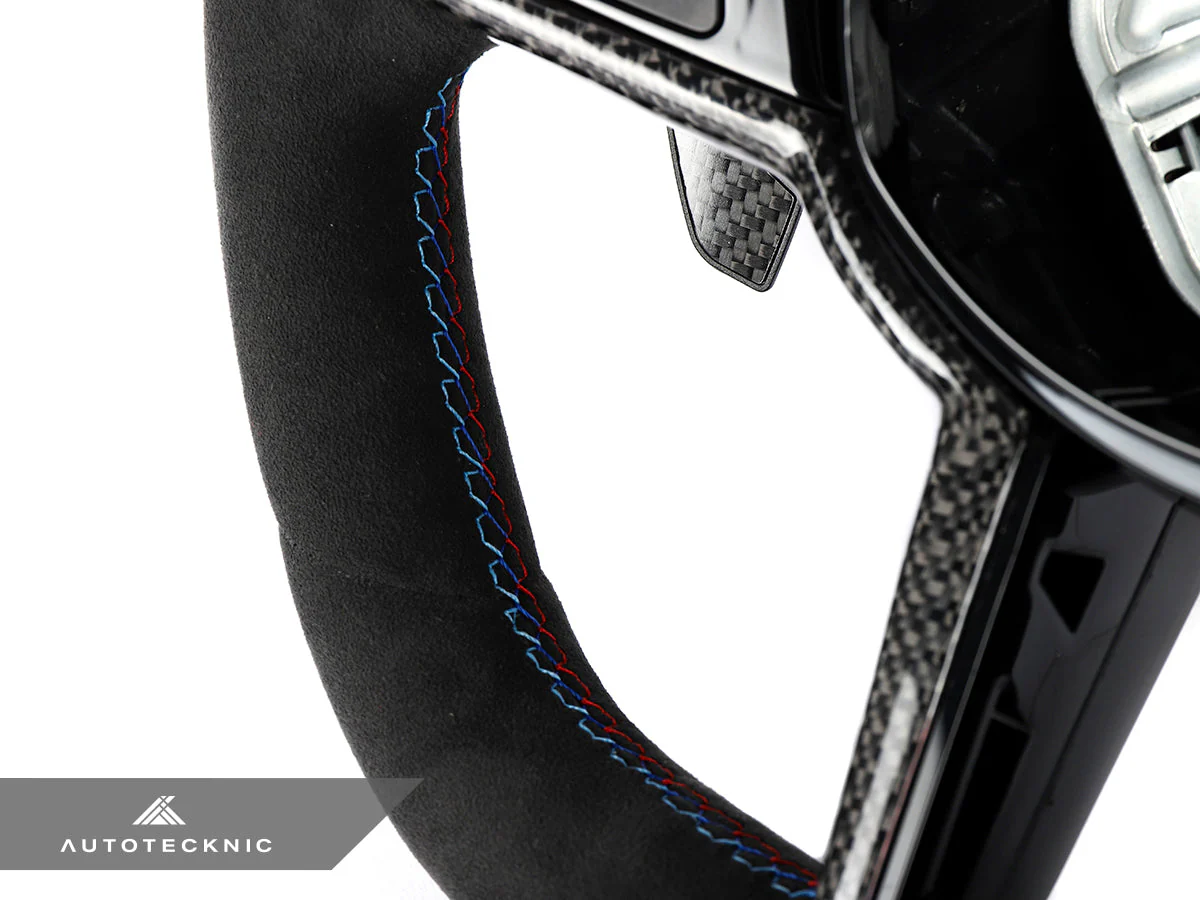 AutoTecknic G8X LCI Alcantara Steering Wheel - G8X M2/ M3/ M4 - Image 9