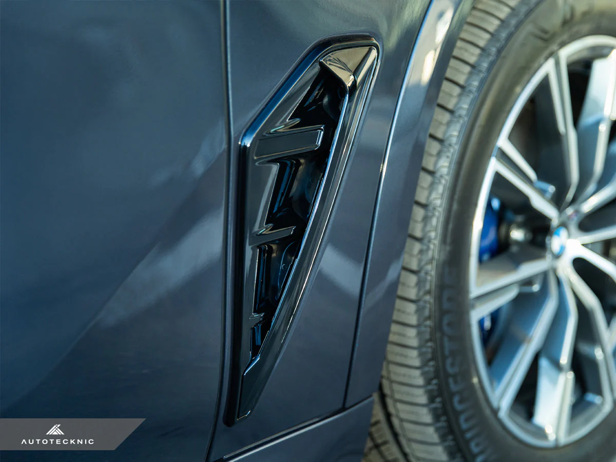AutoTecknic Gloss Black Fender Trim Set - F95 X5M | G05 X5 - Image 10