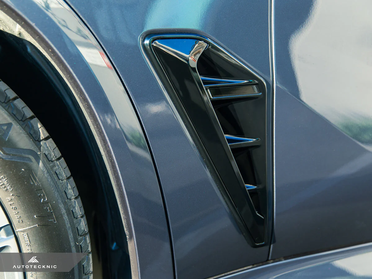 AutoTecknic Gloss Black Fender Trim Set - F95 X5M | G05 X5 - Image 7