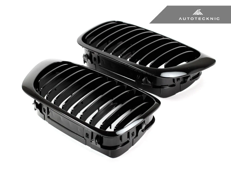 AutoTecknic Gloss Black Front Grille Set - E46 3-Series Coupe Pre-Facelift | M3 - Image 4