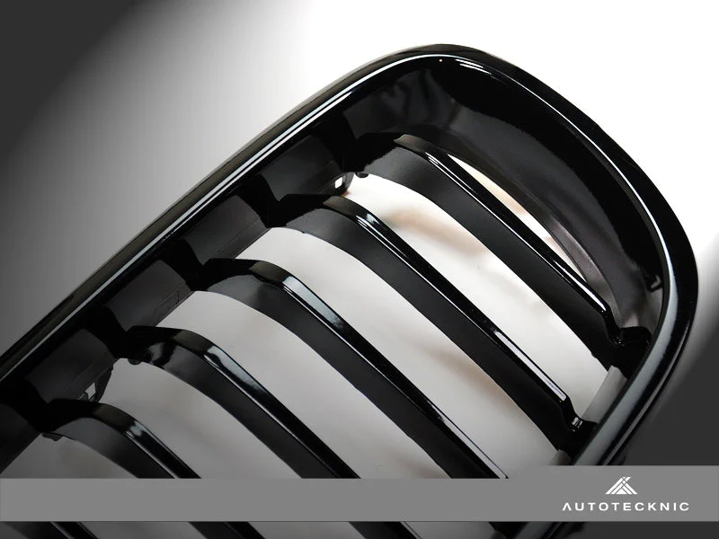 AutoTecknic Gloss Black Front Grille Set - F10 Sedan/ F11 Wagon | 5-Series - Image 4
