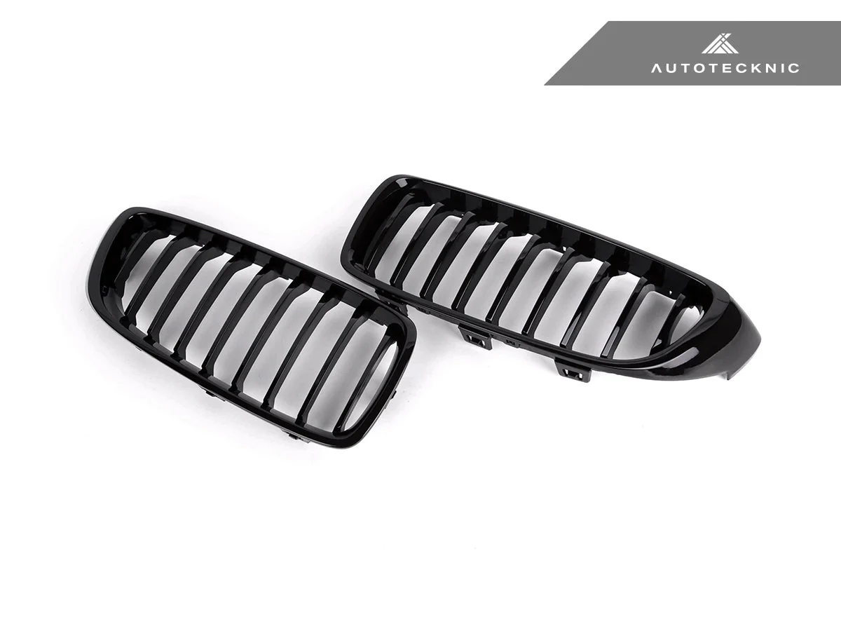 AutoTecknic Gloss Black Front Grille Set - F32/ F36 4-Series - Image 3