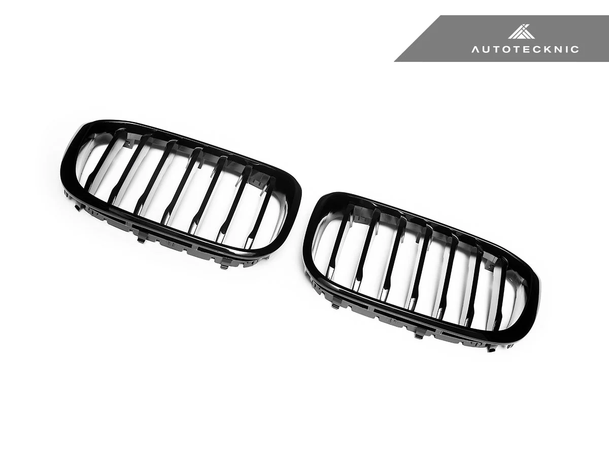 AutoTecknic Gloss Black Front Grille Set - G01 X3 | G02 X4 Pre-LCI - Image 6