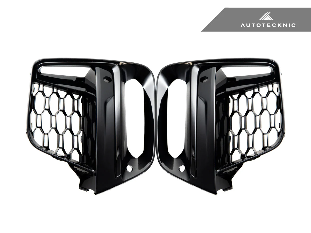 AutoTecknic Gloss Black Lower Grille Trim Set - G01 X3 | G02 X4 M40I Pre-LCI - Image 4