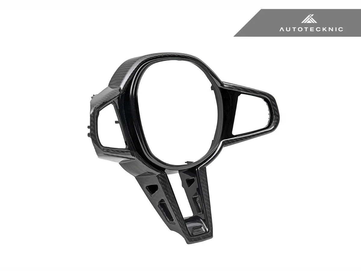 AutoTecknic LCI Carbon Steering Wheel Trim - G22/ G26 4-Series 2025-Up - Image 3
